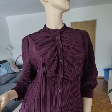 Elegantes burgunderrotes Hemd von Vero Moda