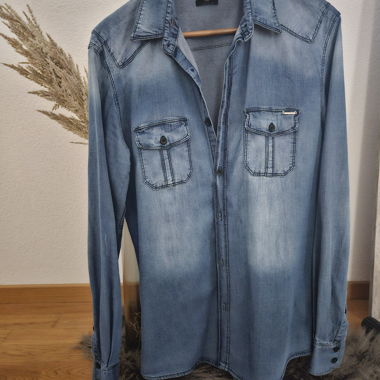 Chemise Antony Morato bleu denim