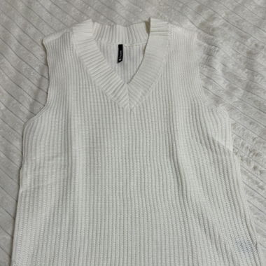 Ärmelloser Pullover
