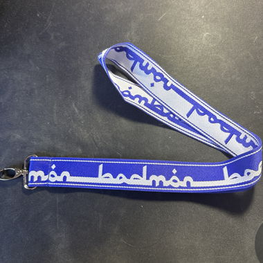 Badmon Blue Lanyard with Clip