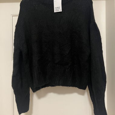 Kurzer Strickpullover