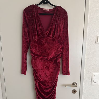  Samt Kleid