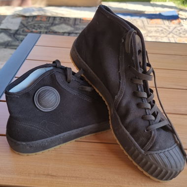 Black KOMRADS High-Top Sneakers