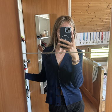 Cardigan marineblau