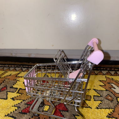Deko Einkaufswagen