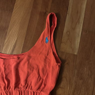 Rework croptop rosso Ralph Lauren