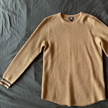 Pull en laine beige taille M