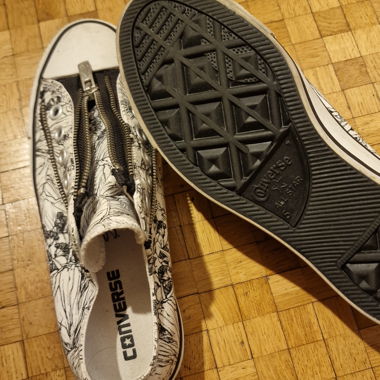 Converse Sneaker con cerniera, bianco
