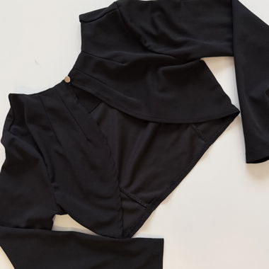 Giacca bolero nera
