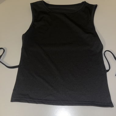 Black tank top