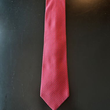 Edward's red tie - 100% silk 