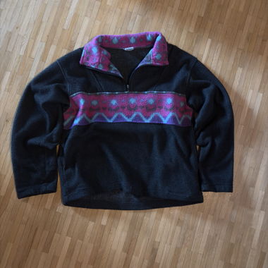 Sweatshirt mit halbem Reissverschluss