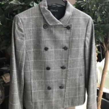 Blazer Bluse Jacke Isaia Italien Kariert