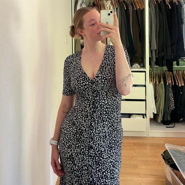 Leopard Print Midi Dress