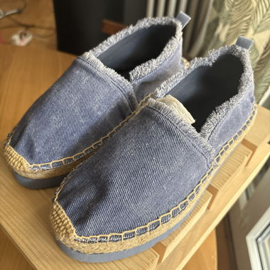Chaussures en jean slip-on