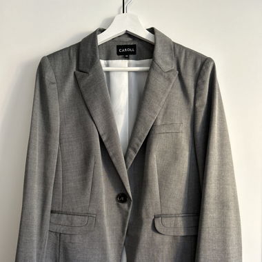 Caroll suit wool blend blazer