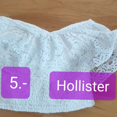 Hollister Lace Top White