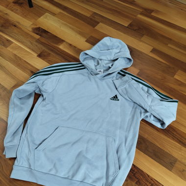 Adidas Kapuzen Pullover Babyblau