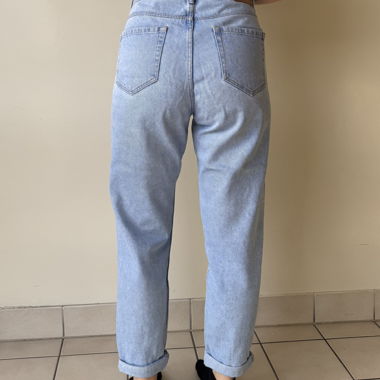 Jeans mom - blu chiaro