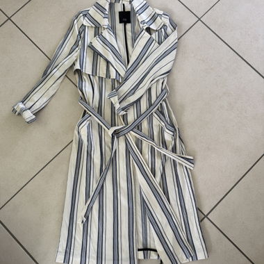 Cappotto a righe River Island (Trench)