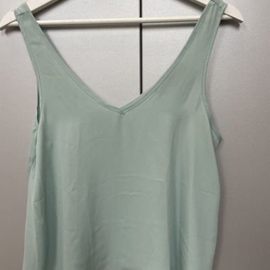 TOPSHOP PETITE top vert menthe, Taille 34