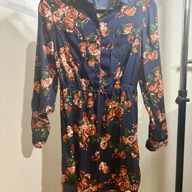 Blue Floral Dress
