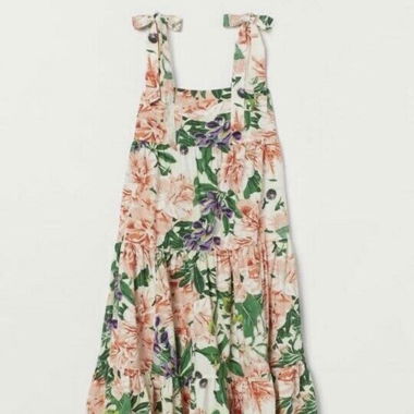 Maxi Blumenkleid aus Baumwolle