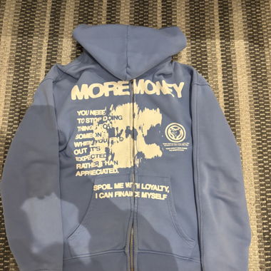 More Money More Love Zip-Hoodie M