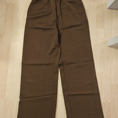 Pantalon en tissu zébré