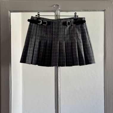 Maje Short Pleated Skirt