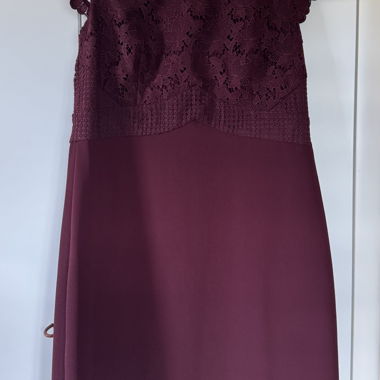 s.Oliver lace burgundy dress