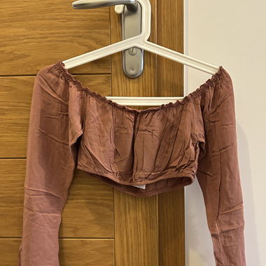 Crop top manche long 