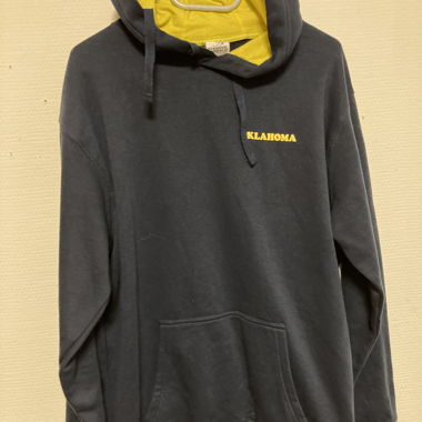 Black Oklahoma Hoodie Size L