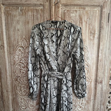 Missguided Snake Print Dress