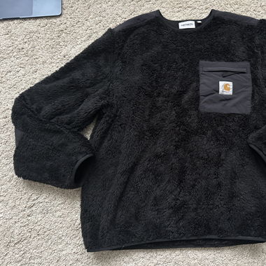 Carhartt Teddy Fleece Pullover/Sweatshirt schwarz 