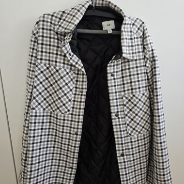 Quilted shirt man H&M