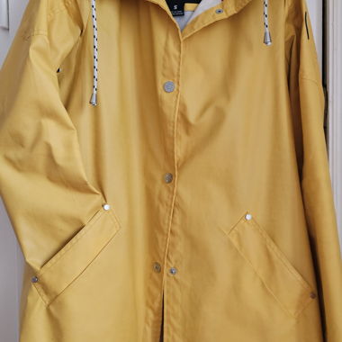 Manteau de pluie jaune Sunny pour femme