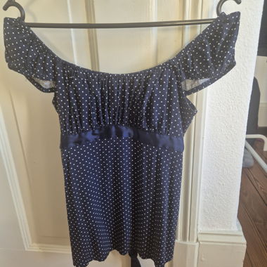 Hollister camicia pokadot annodata