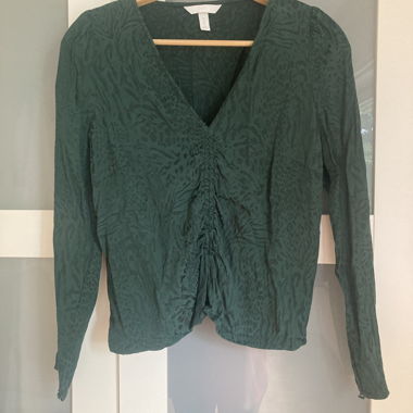 Green top H&M size 40