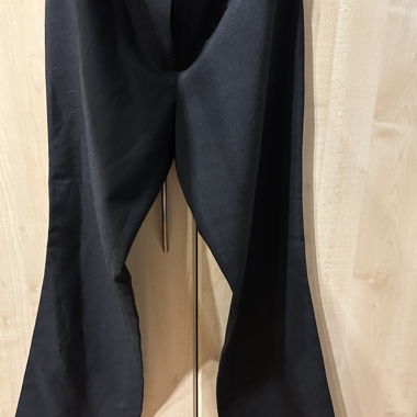 Black Flared Trousers Size 40