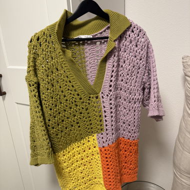 Maglione in maglia multicolore Zara (ayez la vision) 