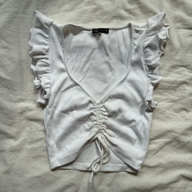 Top blanc Zara