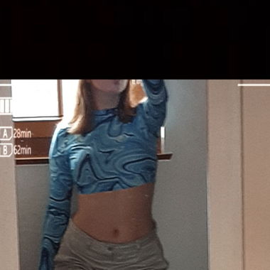 Top bleu 