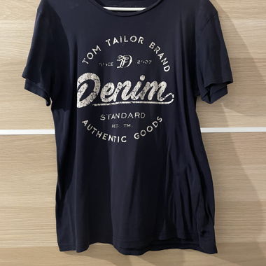 T‑Shirt Tom Tailor Denim dunkelblau
