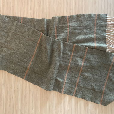Checked scarf