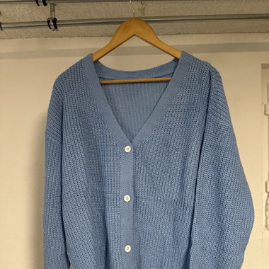 Cardigan bleu 