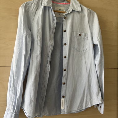 Chemise Boutonnée Bleu Clair
