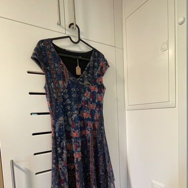 Robe Desigual bleu rouge éléphant