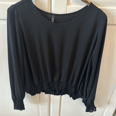 Blouse noire fluide