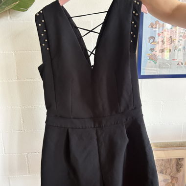 Combishort noir sans manches